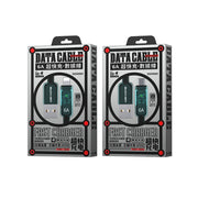 WK WDC-180 6A Pioneer Series USB to 8 Pin Transparent Fast Charge Data Cable, Length: 1m(Green)