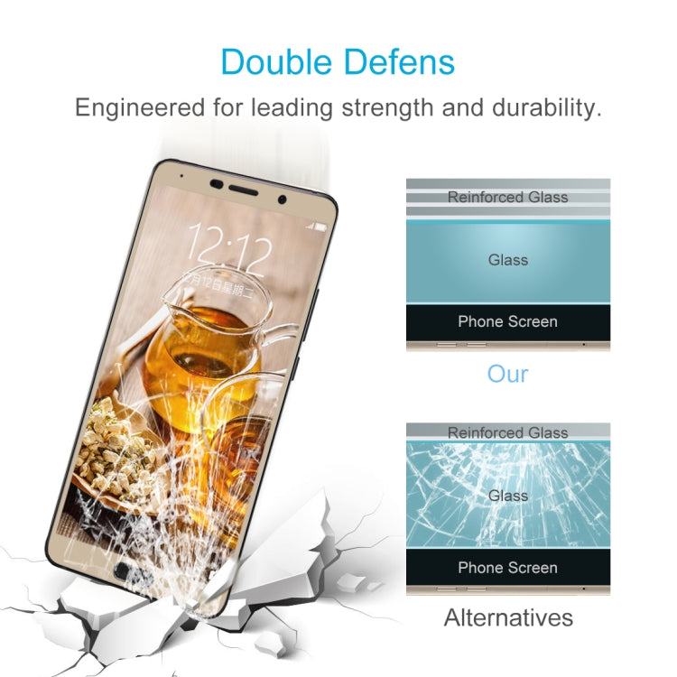 For Huawei  Mate 10 9H Surface Hardness 2.5D Curved Edge HD Explosion-proof Tempered Glass Screen Protector(Gold)
