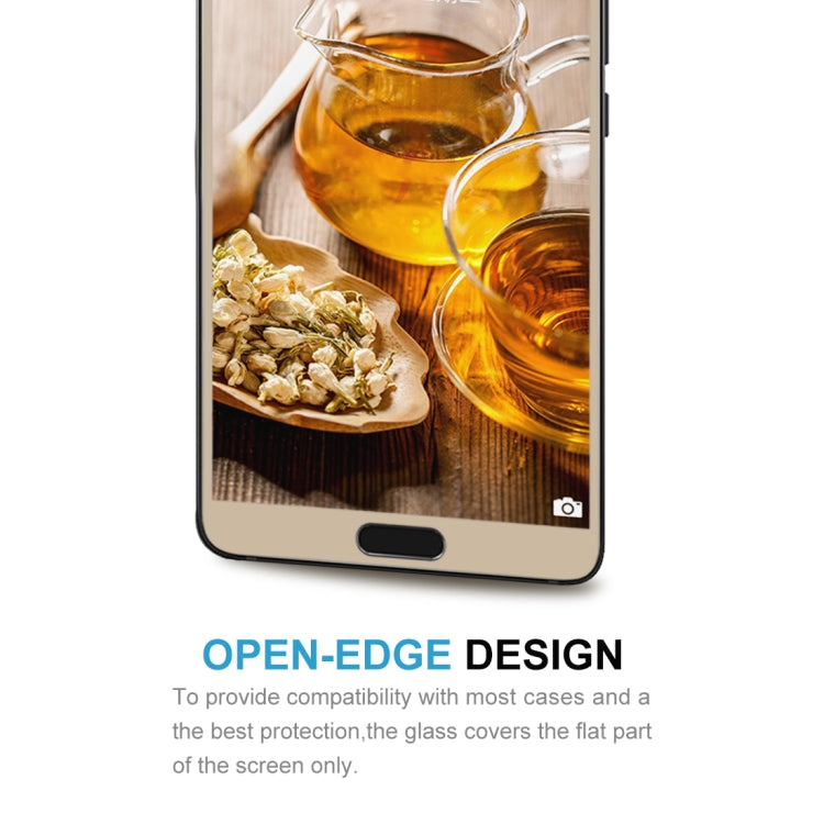 For Huawei  Mate 10 9H Surface Hardness 2.5D Curved Edge HD Explosion-proof Tempered Glass Screen Protector(Gold)