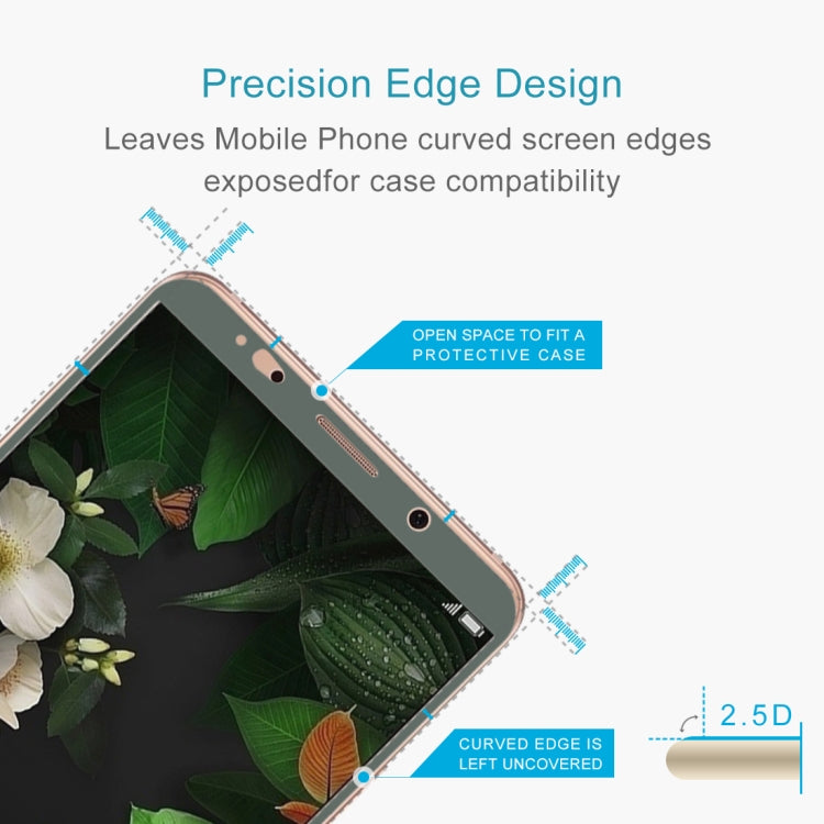 For Huawei  Mate 10 Pro 9H Surface Hardness 2.5D Curved Edge HD Explosion-proof Tempered Glass Screen Protector(Mocha Gold)