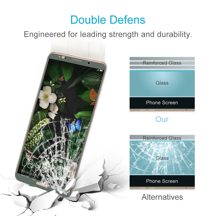 For Huawei  Mate 10 Pro 9H Surface Hardness 2.5D Curved Edge HD Explosion-proof Tempered Glass Screen Protector(Mocha Gold)