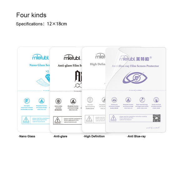 50 PCS 12 x 18cm Phone Anti Blue-ray TPU Soft Hydrogel Film Supplies for Intelligent Protector Cutter