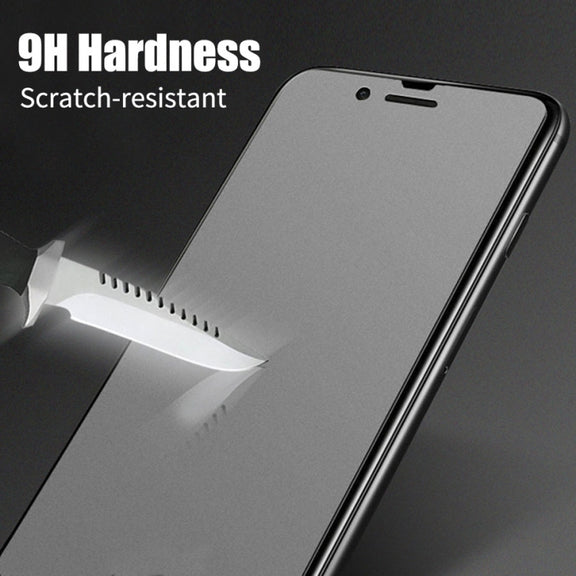 50 PCS Non-Full Matte Frosted Tempered Glass Film for Xiaomi Mi 9, No Retail Package