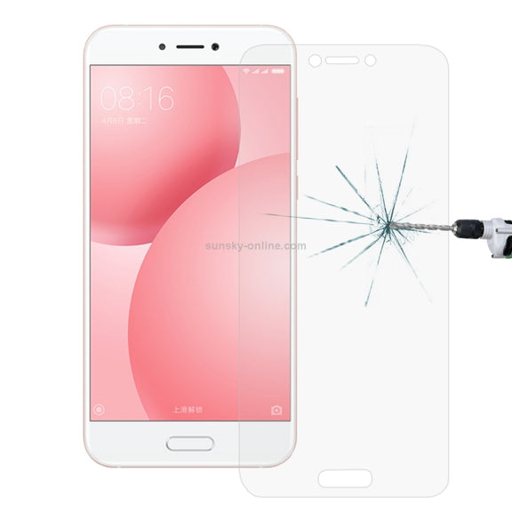 100 PCS for Xiaomi Mi 5c 0.26mm 9H Surface Hardness Explosion-proof Tempered Glass Screen Film