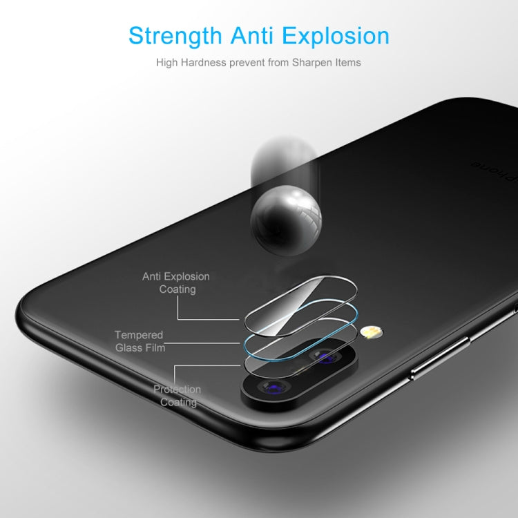 0.2mm 9H 2.5D Rear Camera Lens Tempered Glass Film for LG V40 ThinQ