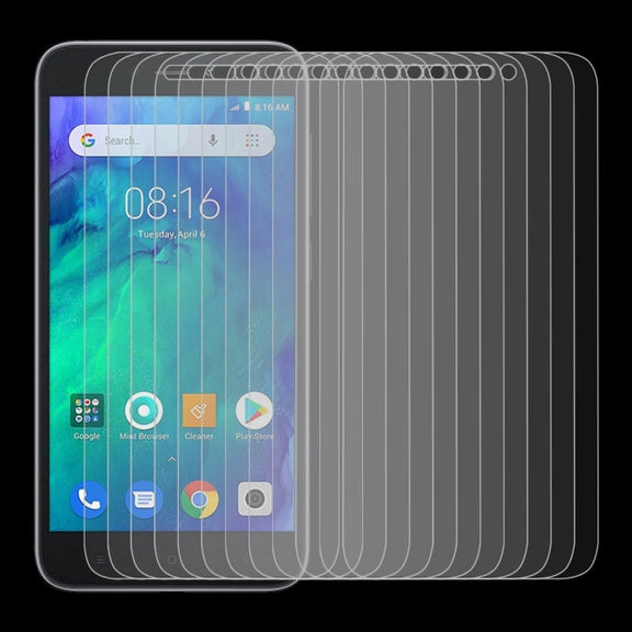 100 PCS 0.26mm 9H 2.5D Tempered Glass Film for Xiaomi Redmi Go
