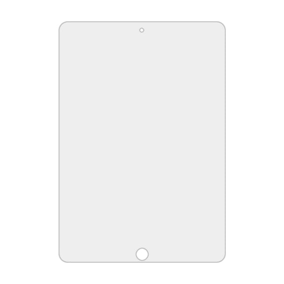 25 PCS For iPad 10.2 2021 / 2020 / 2019 9H 2.5D Tempered Glass Film
