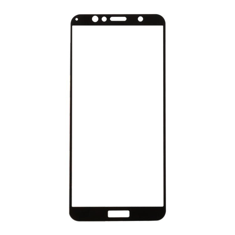 0.26mm 9H 2.5D Anti-scratch Silk-screen Tempered Glass Full Screen Film for Huawei Y6 (2018) (Black)