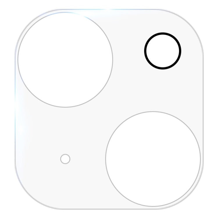 For iPhone 13 HD Rear Camera Lens Protector Tempered Glass Film