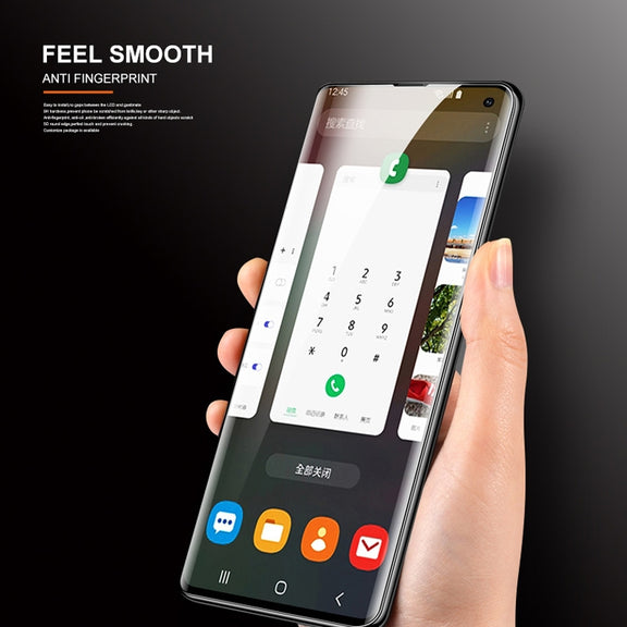 mocolo 9H 3D Full Screen UV Screen Film for Galaxy S10+, Support Fingerprint Unlock