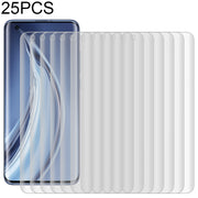 25 PCS For Xiaomi Mi 10 Pro 5G 9H HD 3D Curved Edge Tempered Glass Film (Transparent)