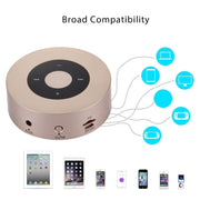 A8 Portable Stereo Bluetooth Speaker Built-in MIC, Support Hands-free Calls / TF Card / AUX IN (Red)