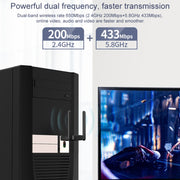 COMFAST CF-822AC 600Mbps 5G Dual-band Wifi USB Network Adapter Receiver