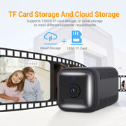 ESCAM G18 1080P Full HD Rechargeable Battery WiFi IP Camera, Support Night Vision / PIR Motion Detection / TF Card / Two Way Audio (Black)