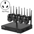 ESCAM WNK614 HD 3.0 Million Pixels 8-channel Wireless + 4IPC Wireless NVR Security System, AU Plug - free shipping - PMC TechLife - Order now!