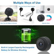 A9+ 1080P WiFi Remote Wireless Camera, Support Night Vision & Motion Detection & TF Card, Broadcom Bluetooth Solution(Black)