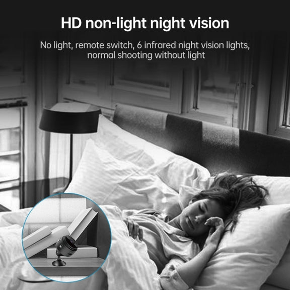 A9 1080P Wifi Wireless Network Camera Wide-angle Recorder(Black)