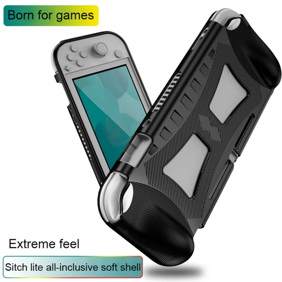 TPU Soft Protective Shell Drop Resistance for Nintendo Switch Lite(Black)