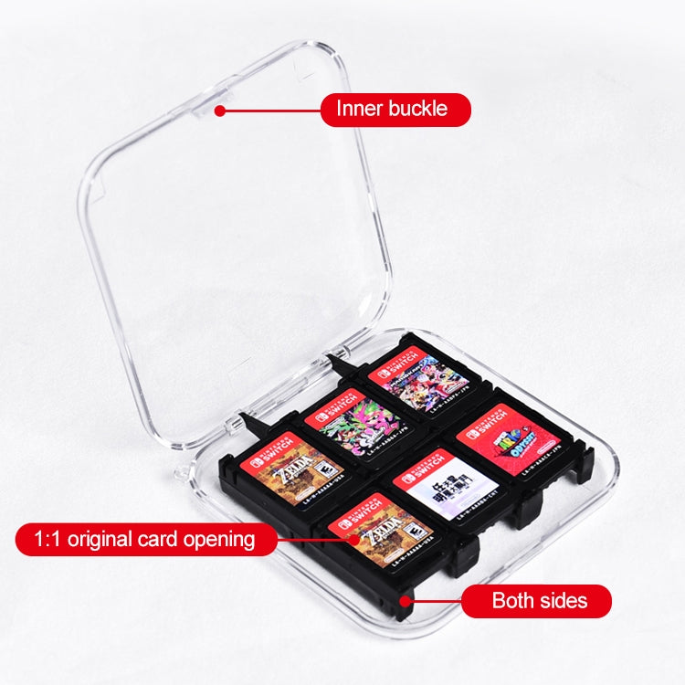 12 in 1 Box Memory Card Holder Box for Nintendo Switch(Black)