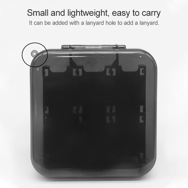 12 in 1 Box Memory Card Holder Box for Nintendo Switch(Silver)