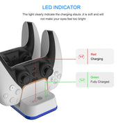 JYS P5116 Wireless Handle Dual Charging Station with Indicator Light For PS5
