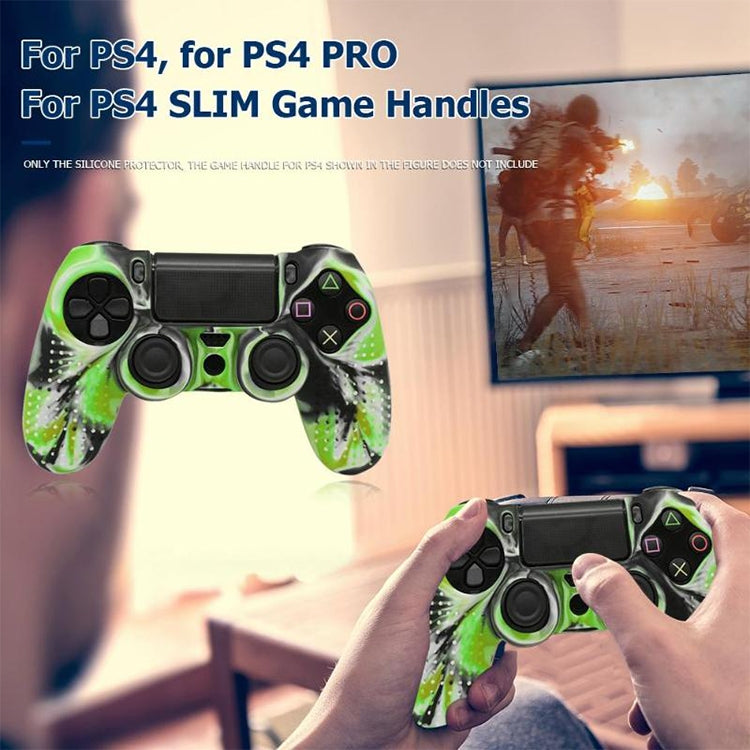 Non-slip Silicone Protective Case for Sony PS4(White)