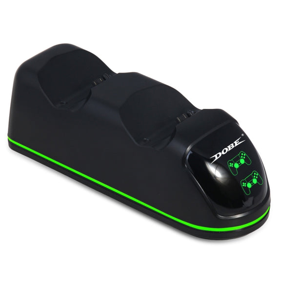 DOBE TP4-1781 Wireless Controller Dual Charging Dock LED Charger Handle Charger for  PS4 / Slim / Pro(Black)