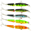 HENGJIA 5 PCS 10.5cm 9.6g 2-section Plastic Hard Baits Fishing Lures Set Tackle Baits - Fishing Lures by HENGJIA | Online Shopping South Africa | PMC TechLife | Buy Now Pay Later Mobicred