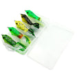 HENGJIA 5 PCS Soft Baits Water-hit Fishing Lures Ray Frog Baits with Plastic Box - Fishing Lures by HENGJIA | Online Shopping South Africa | PMC TechLife | Buy Now Pay Later Mobicred