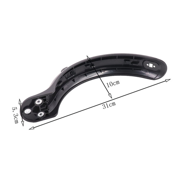 For Xiaomi Mijia M365 Electric Scooter Accessories Rear Wheel Fender with Hook(Black)