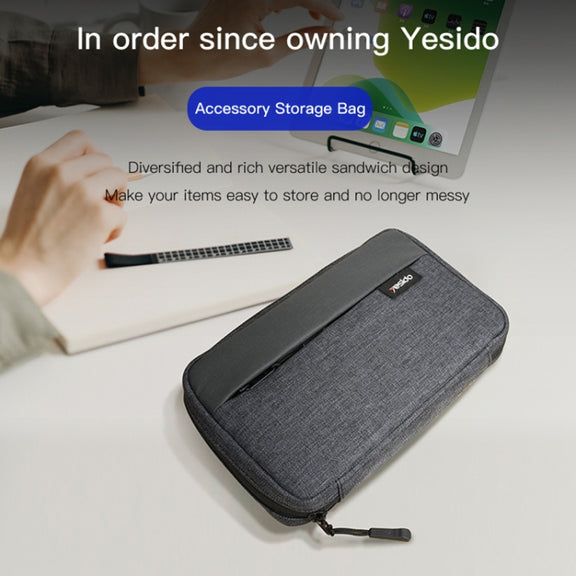 Yesido WB32 Multifunctional Digital Accessories Storage Bag (Black)