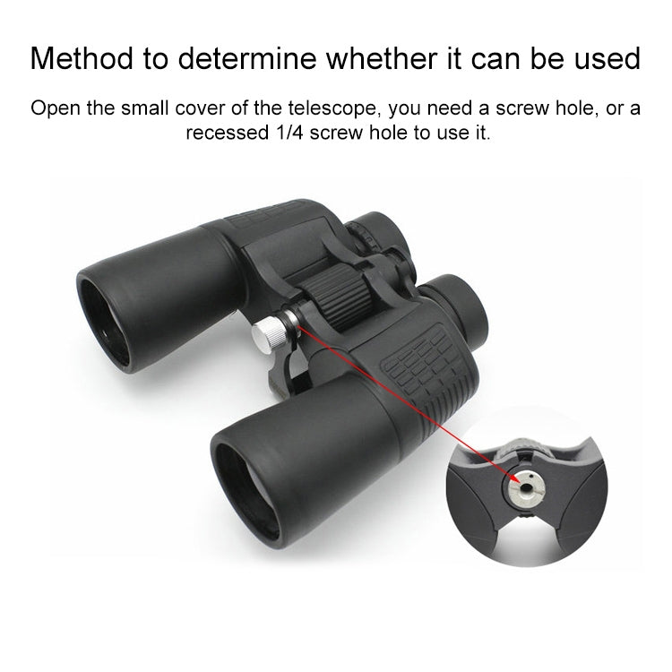 Datyson 5P0008 Telescope Tripod Connector All Metal L-shaped Adapter Adapter Bracket(Black)