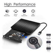 Brushed Texture USB 3.0 POP-UP Mobile External DVD-Rw DVD / CD Rewritable Drive External ODD & HDD Device