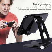 ROOSTAND R2 Aluminum Alloy Mobile Desktop Tablet Bracket Double Folding Lazy Artifact, Size: 6.4x7x9cm(Silver)