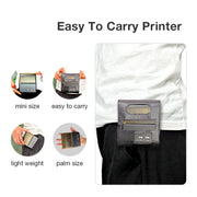 QS-8001 Portable 80mm Bluetooth POS Receipt Thermal Printer(Black)
