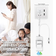 VONETS VAP11AC 5G / 2.4G Mini Wireless Bridge with Fan Version 300Mbps + 900Mbps WiFi Repeater, Support Video Surveillance & Control(White)