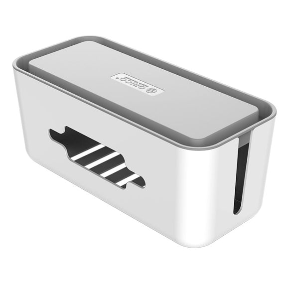 ORICO CMB-18 Separating Design ABS Electrical Socket Storage Box Power Cable Manager Case with Phone / Tablet Holder for Desk, Living Room, Office, Bedroom