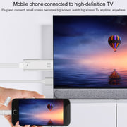 Onten OTN-7537A 3 in 1 1080P Mobile HD Screen Player Adapter Cable(Silver)