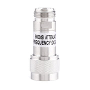 5W 20dBi N Female to N Male DC-13GHz Frequency Gain Attenuator(Silver)