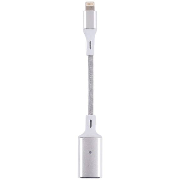 8 Pin Male to USB Female OTG Camera Adapter, Compatible with IOS 13 or Above