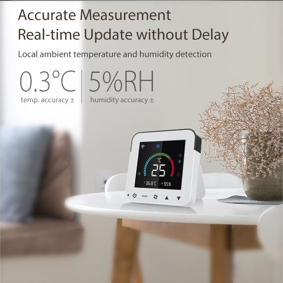 NEO NAS-RT01W WiFi Smart Color Screen Infrared Air Conditioner Controller Thermostat(White)