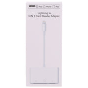 NK-1011 3 in 1 CF Card / TF Card / SD Card Reader For 8 Pin Devices