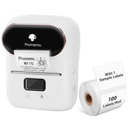 Phomemo M110 Home Handheld Mini Bluetooth Thermal Printer (White)