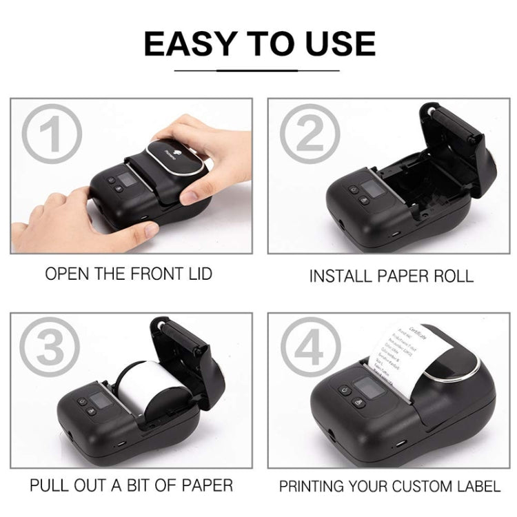Phomemo M110 Home Handheld Mini Bluetooth Thermal Printer (White)