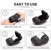 Phomemo M110 Home Handheld Mini Bluetooth Thermal Printer (White)