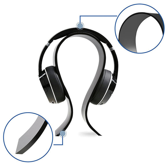 DA1502 Universal Acrylic Headset Stand Display Hanger (Transparent)