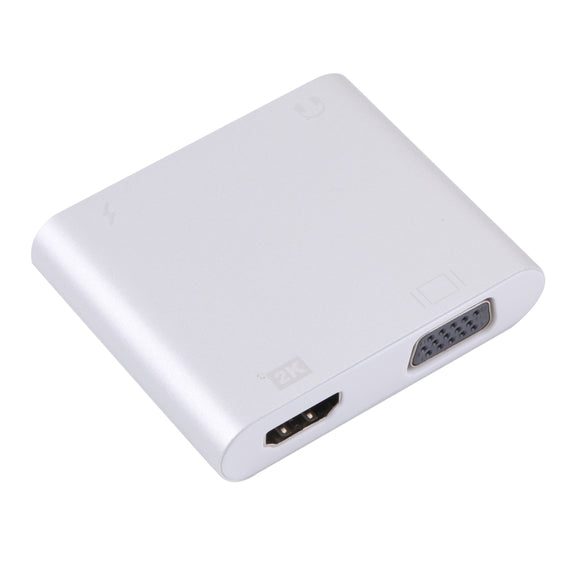 7585D 3 in 1 Digital HDTV Docking Adapter Supports HDMI VGA AUX and Charging
