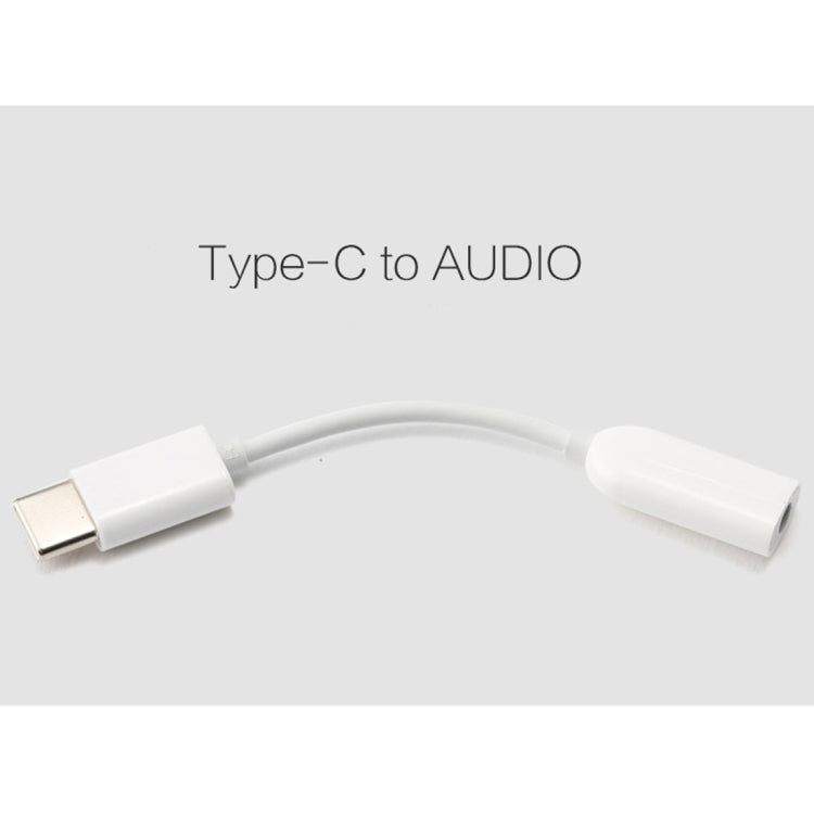 Original Xiaomi USB-C / Type-C to Audio Converter Adapter Cable, Cable Length: 9 cm, For Galaxy, Huawei, Xiaomi, LG, HTC and Other Smart Phones