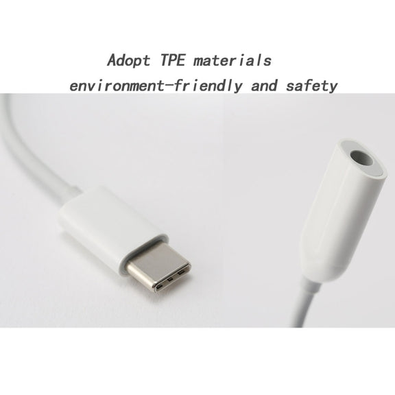 Original Xiaomi USB-C / Type-C to Audio Converter Adapter Cable, Cable Length: 9 cm, For Galaxy, Huawei, Xiaomi, LG, HTC and Other Smart Phones