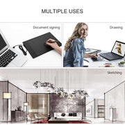 VEIKK A30 10x6 inch 5080 LPI Smart Touch Electronic Graphic Tablet, with Type-c Interface